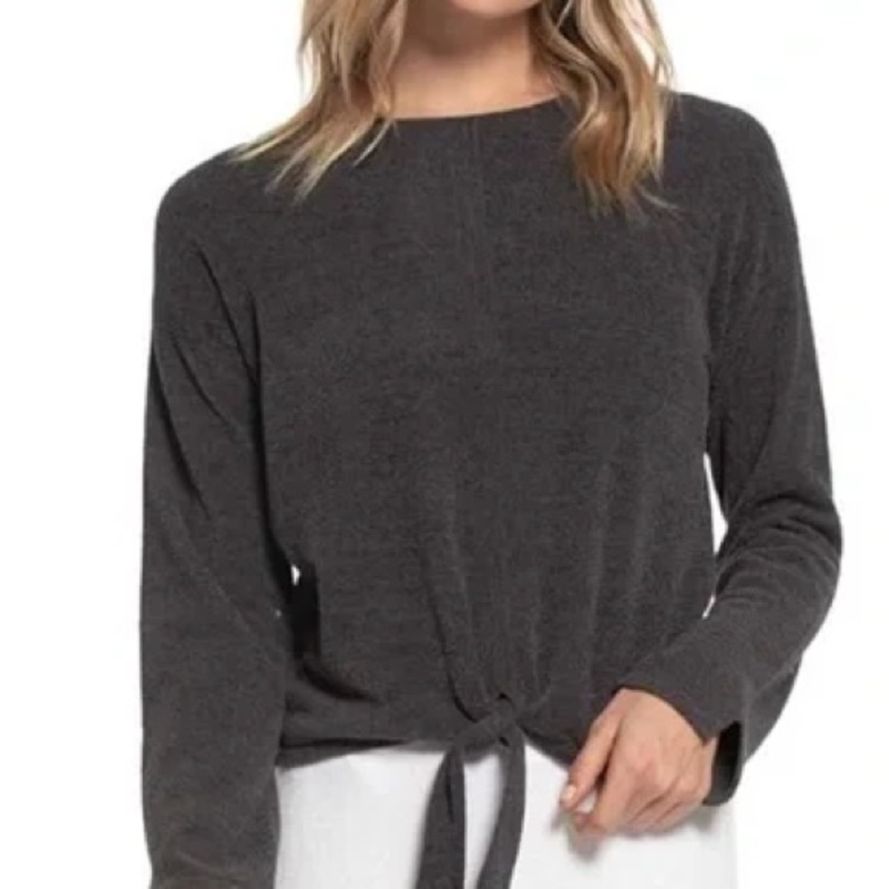 Belk Women's Gray Crew Neck Sweater